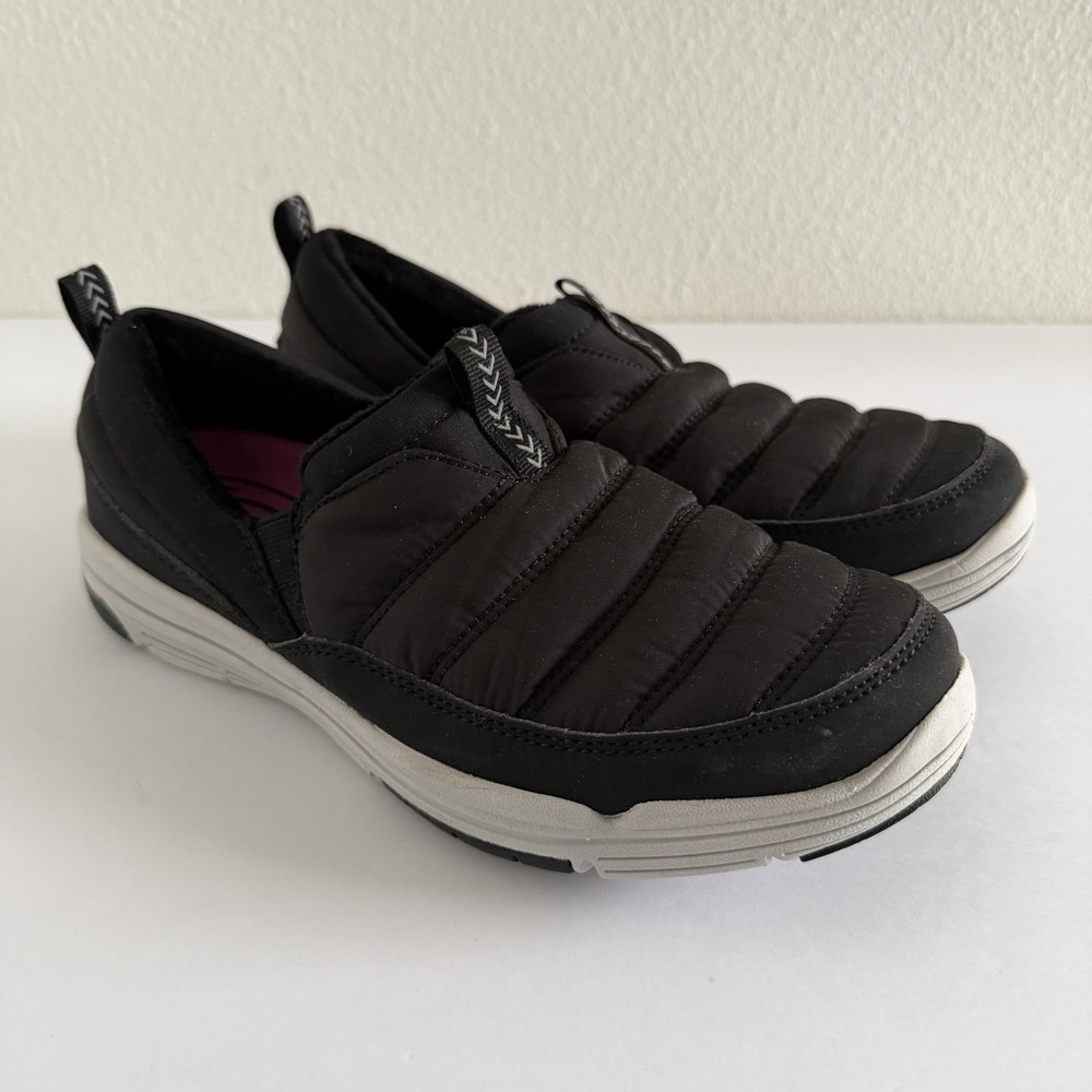 Ryka Women's Adel 2 Snowline Slip-On Black Sneakers NW/OB 7M